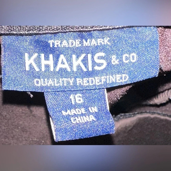 Trademark Chocolate Brown Straight Leg Pants Size 16 - Picture 4 of 5